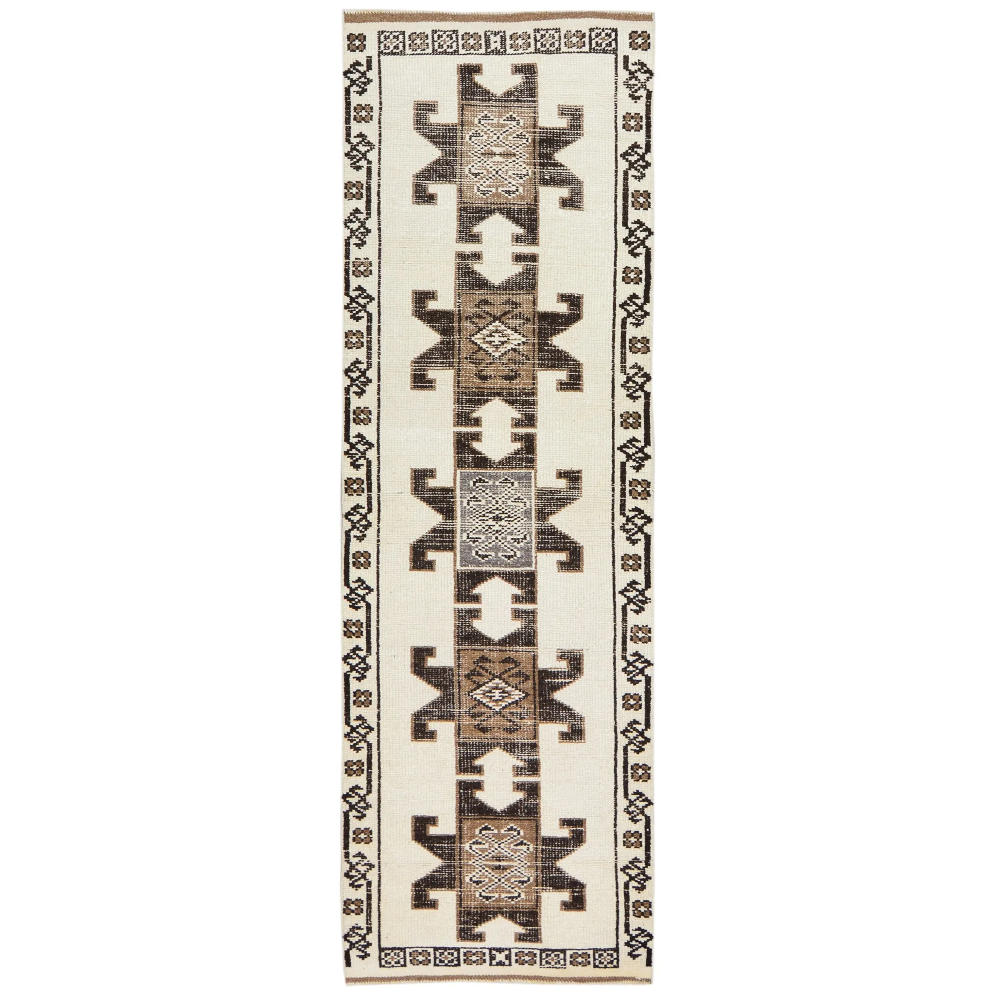 5057584 Handwoven Vintage Rug 3'1x10'4