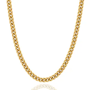 7mm Miami Cuban Link Chain in 18K Gold/ White Gold KRKC
