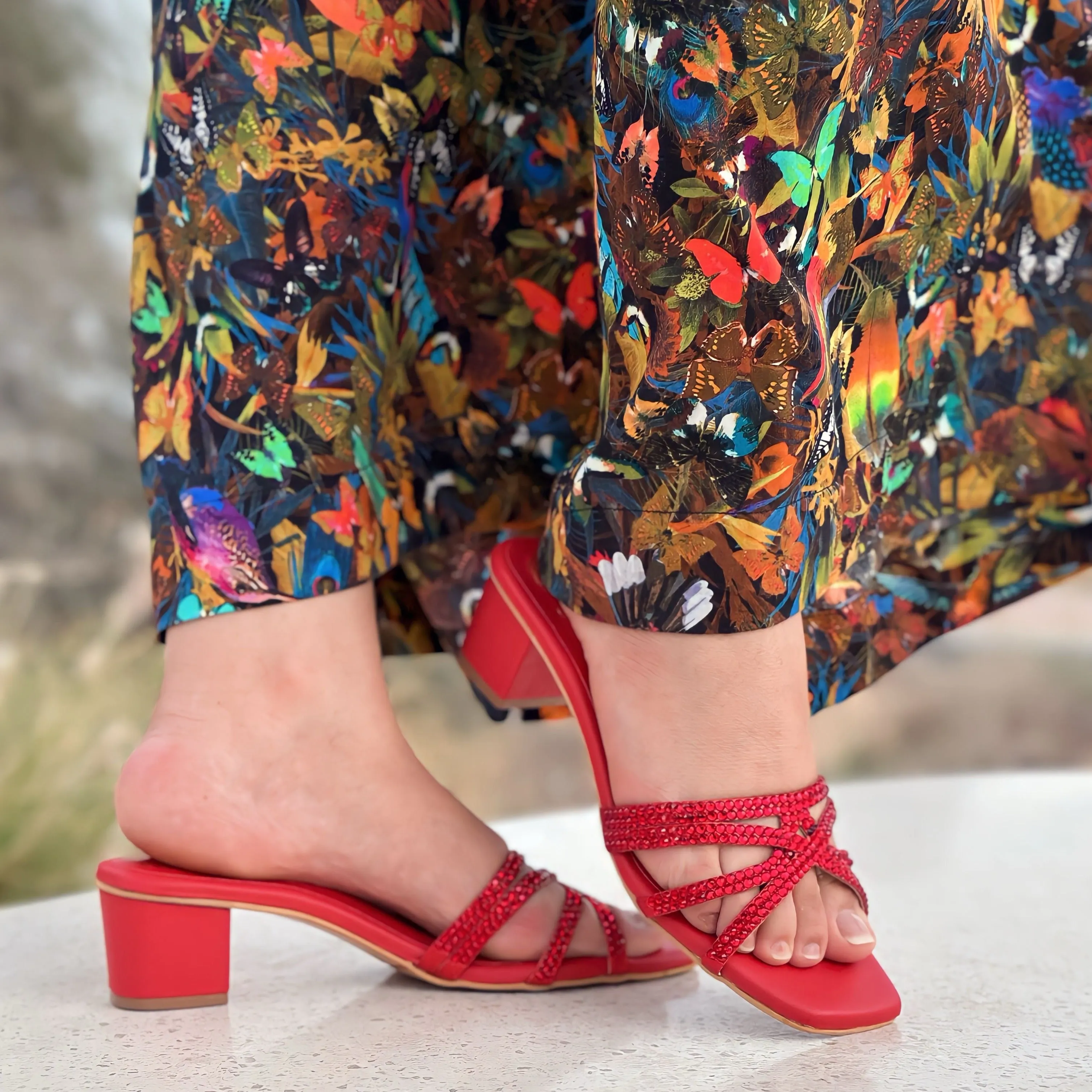 Ahlam Heels S243H - Red