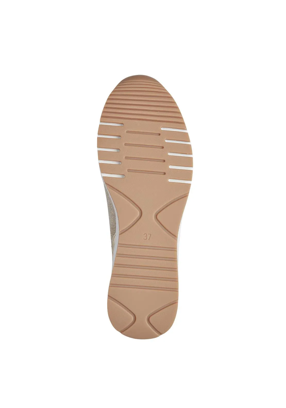 Alex Wedge Trainer - Cream Comb