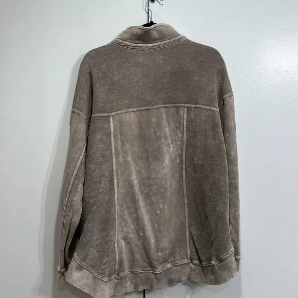 Anthropologie Pilcro Relaxed Shirt Jacket Shacket Size Large