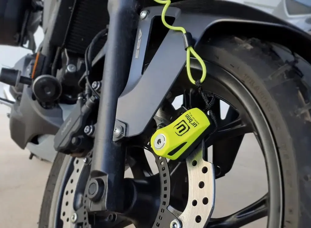 Antivol moto Bloque Disque Noir/chromé
