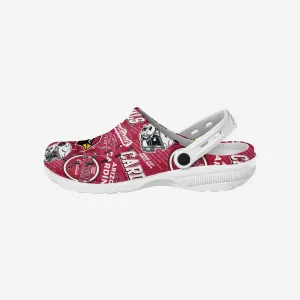 Arizona Cardinals Historic Print Clog With Strap