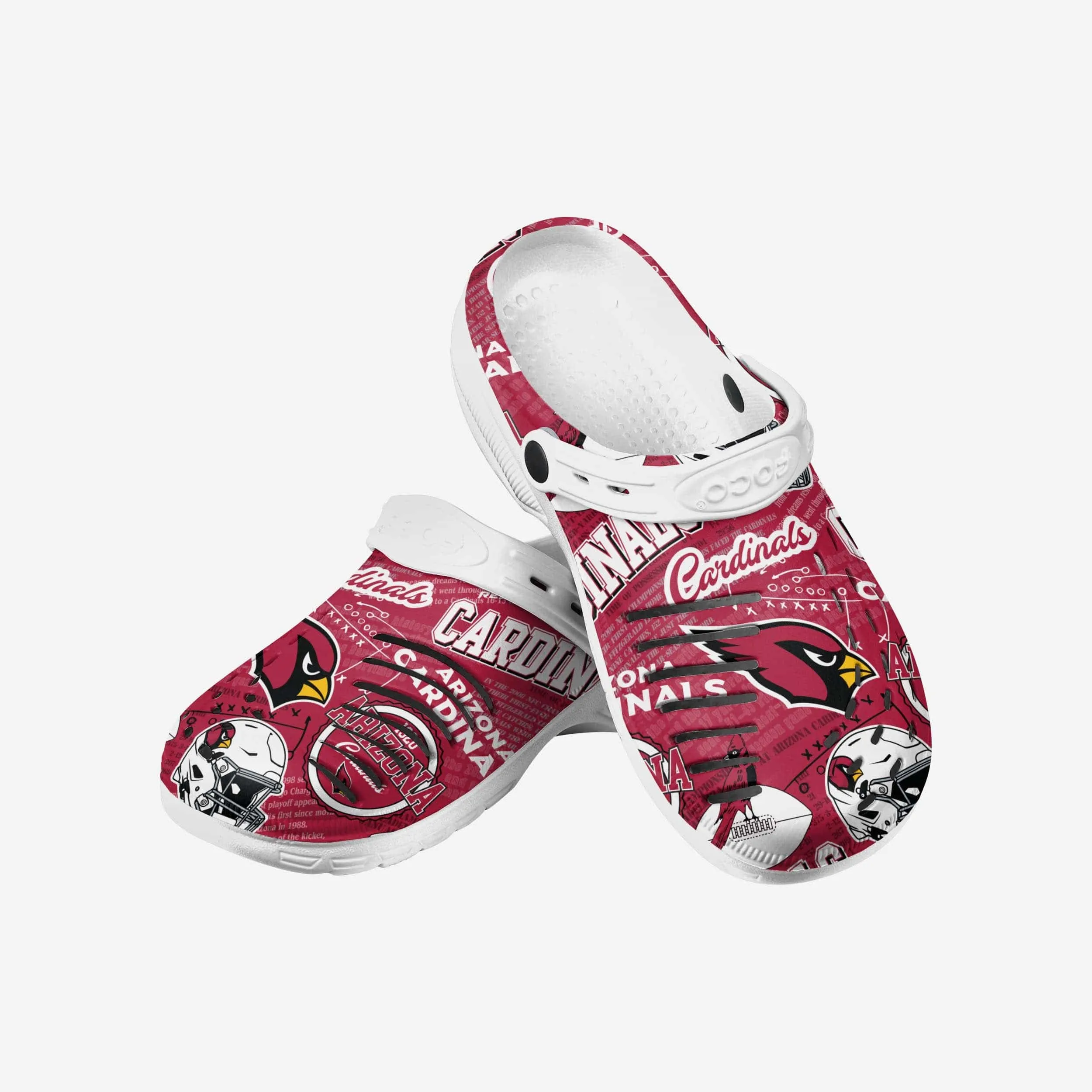 Arizona Cardinals Historic Print Clog With Strap