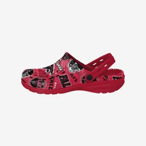 Atlanta Falcons Historic Print Clog With Strap