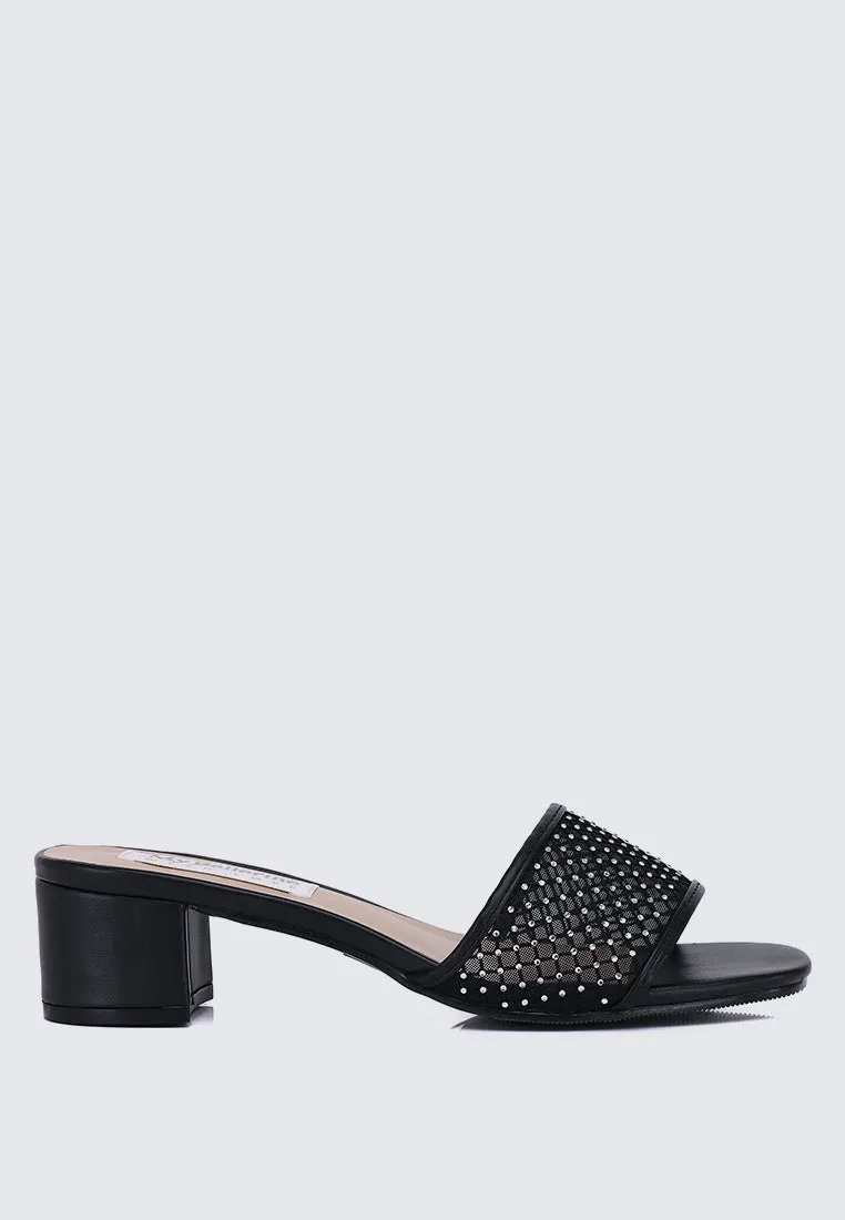 Ayla Comfy Heels In Black