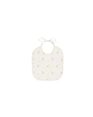 Baby Bib | Woven Tie Bib- Geese | Quincy Mae