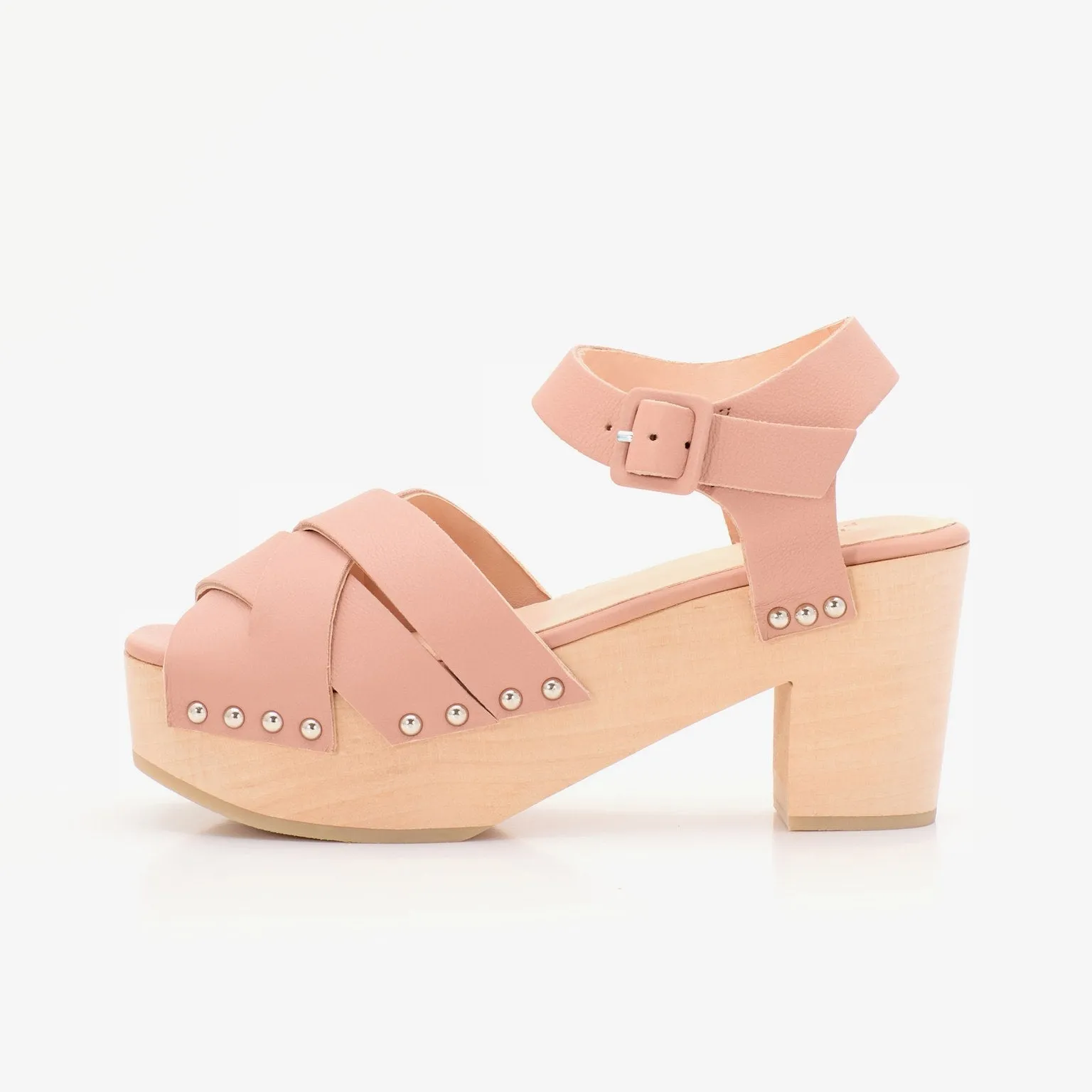 Bea clog pink clay