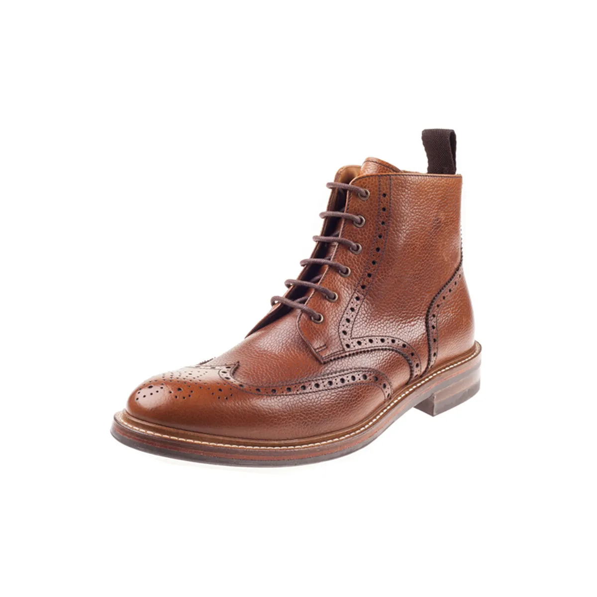 Bidbury Tan Brogue Boots