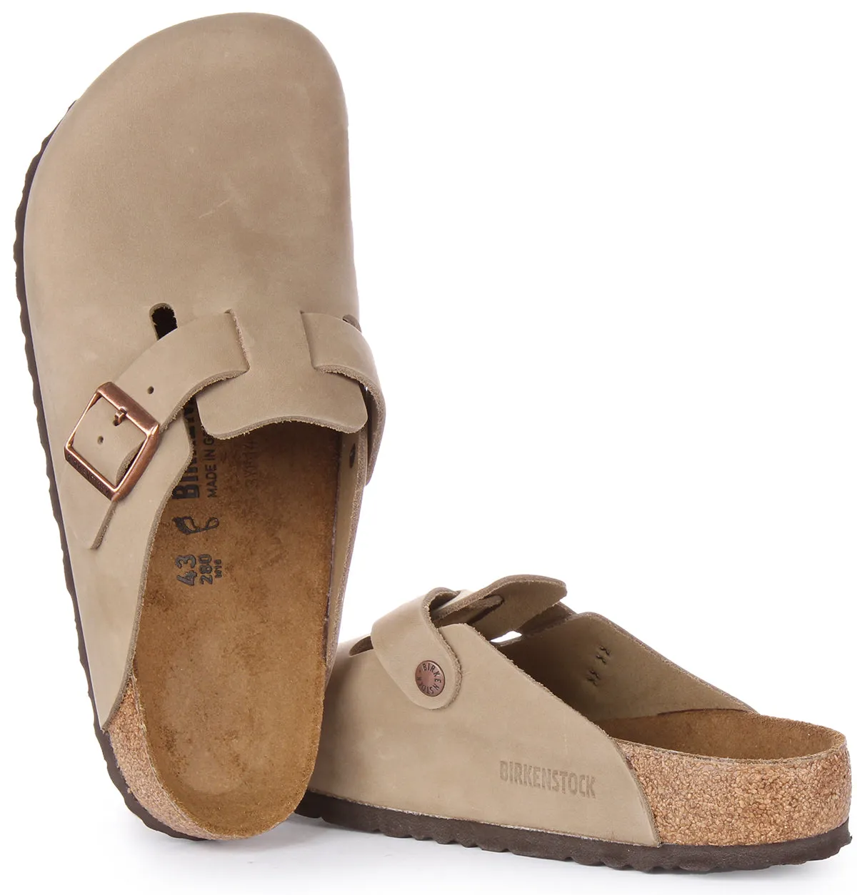 Birkenstock Boston Bs In Tobacco  | Regular Fit