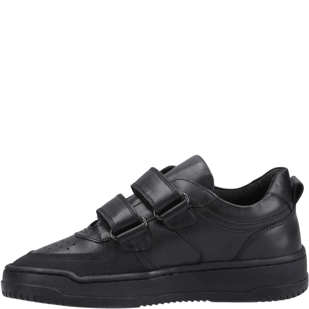 Black Daxton Junior School Shoes