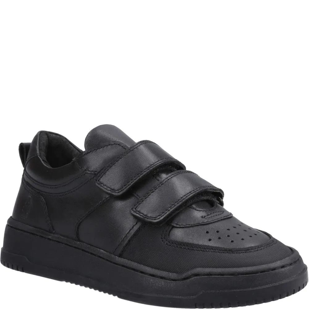 Black Daxton Junior School Shoes