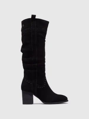 Black Knee-High Boots