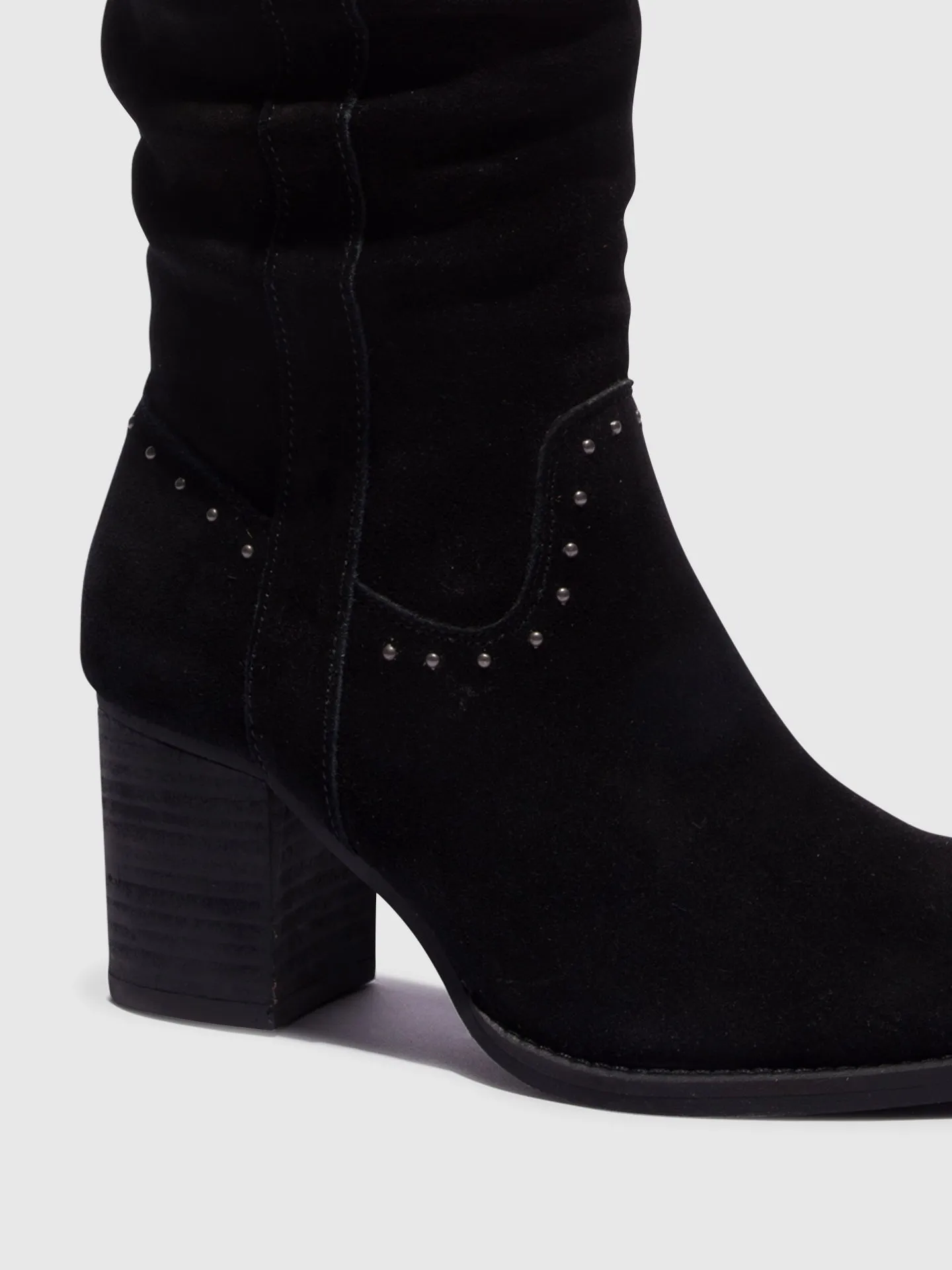 Black Knee-High Boots