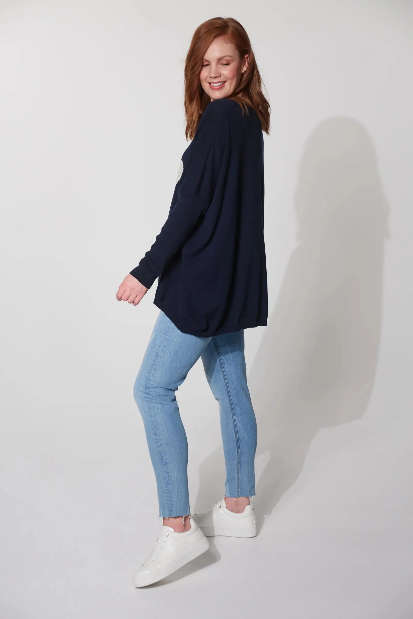 Boden Love Jumper - Midnight