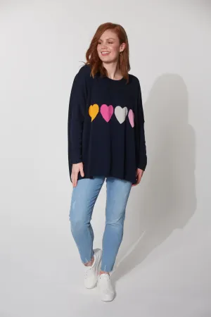 Boden Love Jumper - Midnight