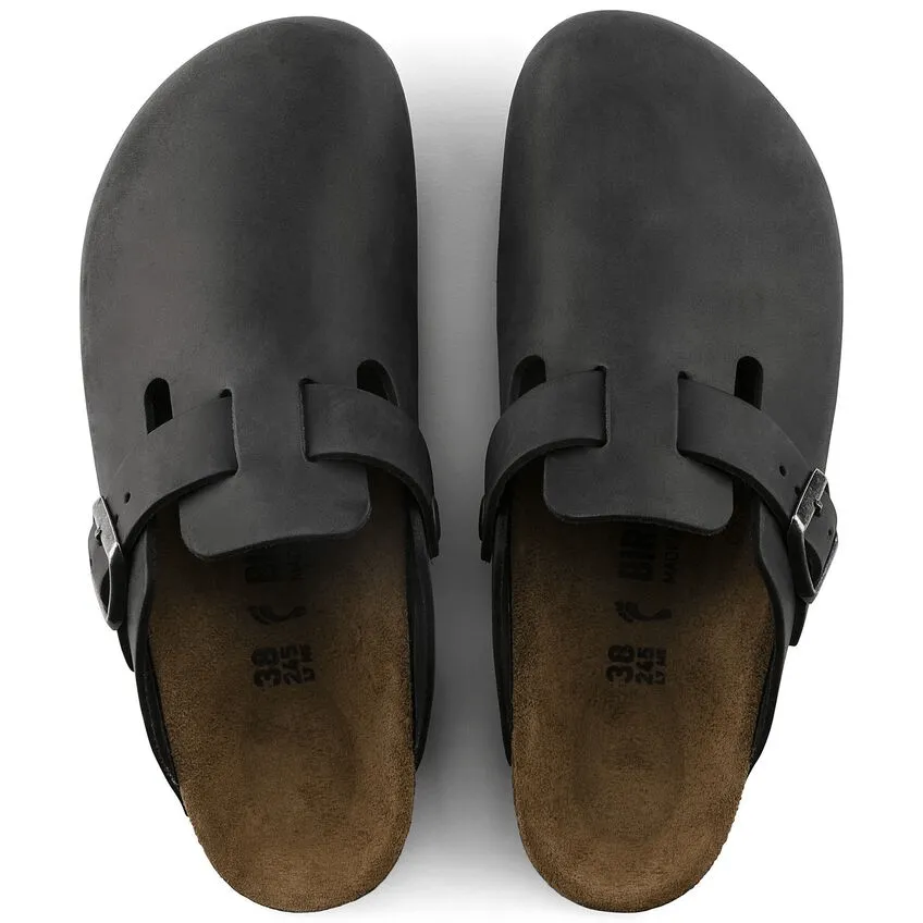 Boston | Oiled Leather | Black