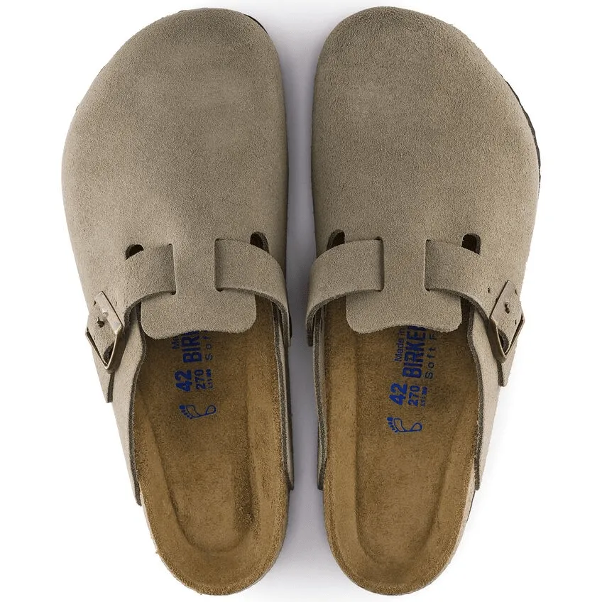 Boston | Soft Footbed | Suede | Taupe