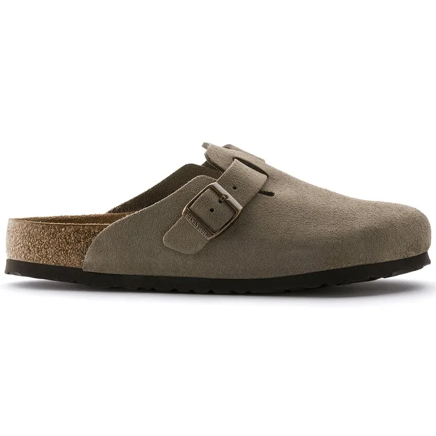 Boston | Soft Footbed | Suede | Taupe