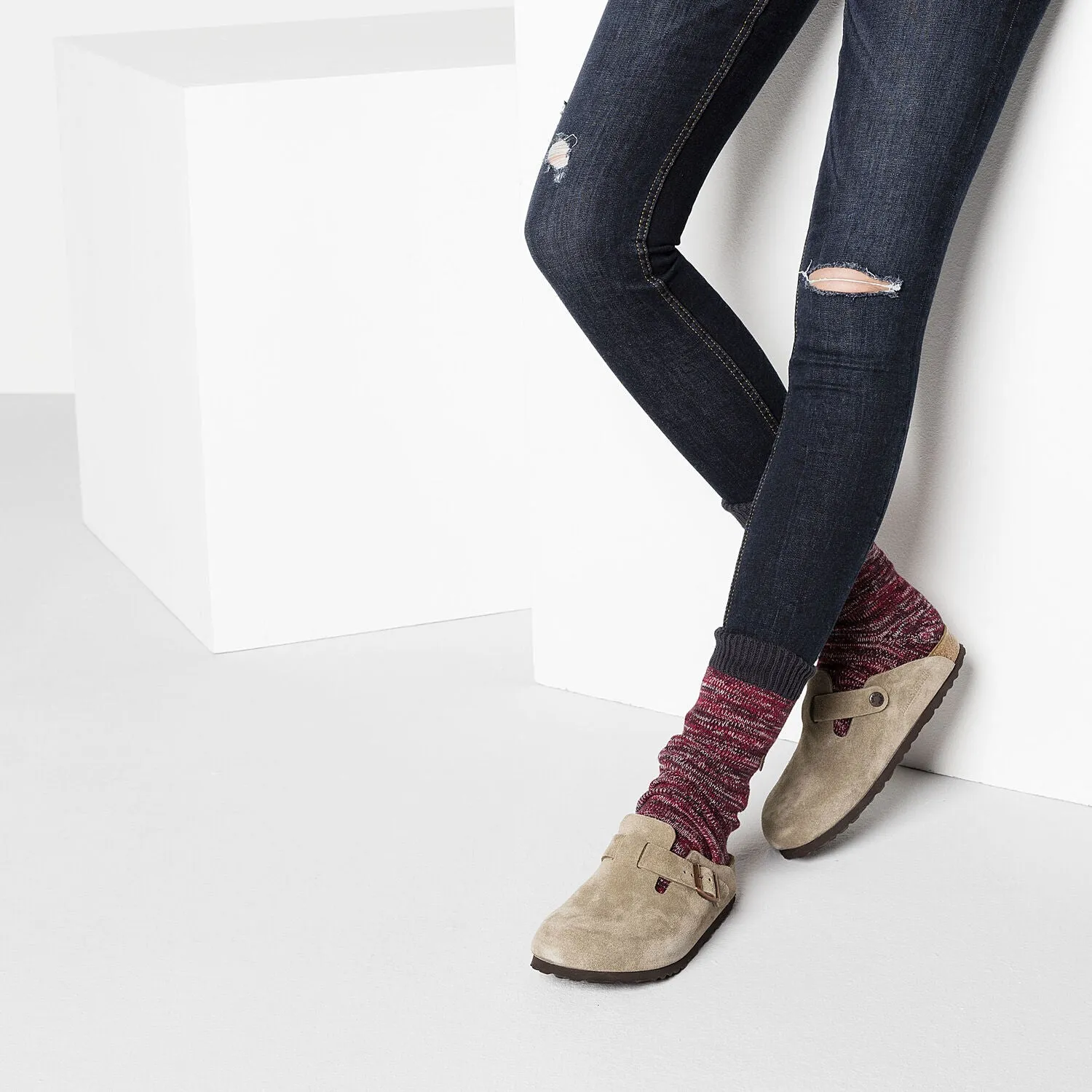 Boston | Soft Footbed | Suede | Taupe