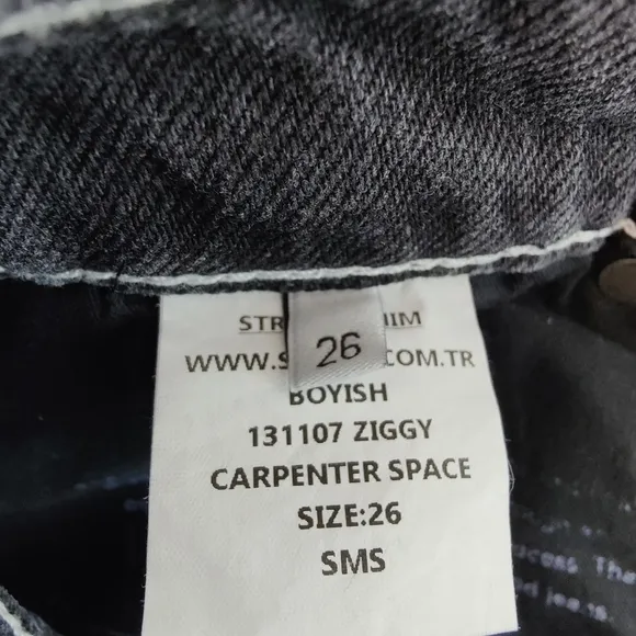 Boyish Denim The Ziggy Carpenter Jeans In Space Odyssey Size 26