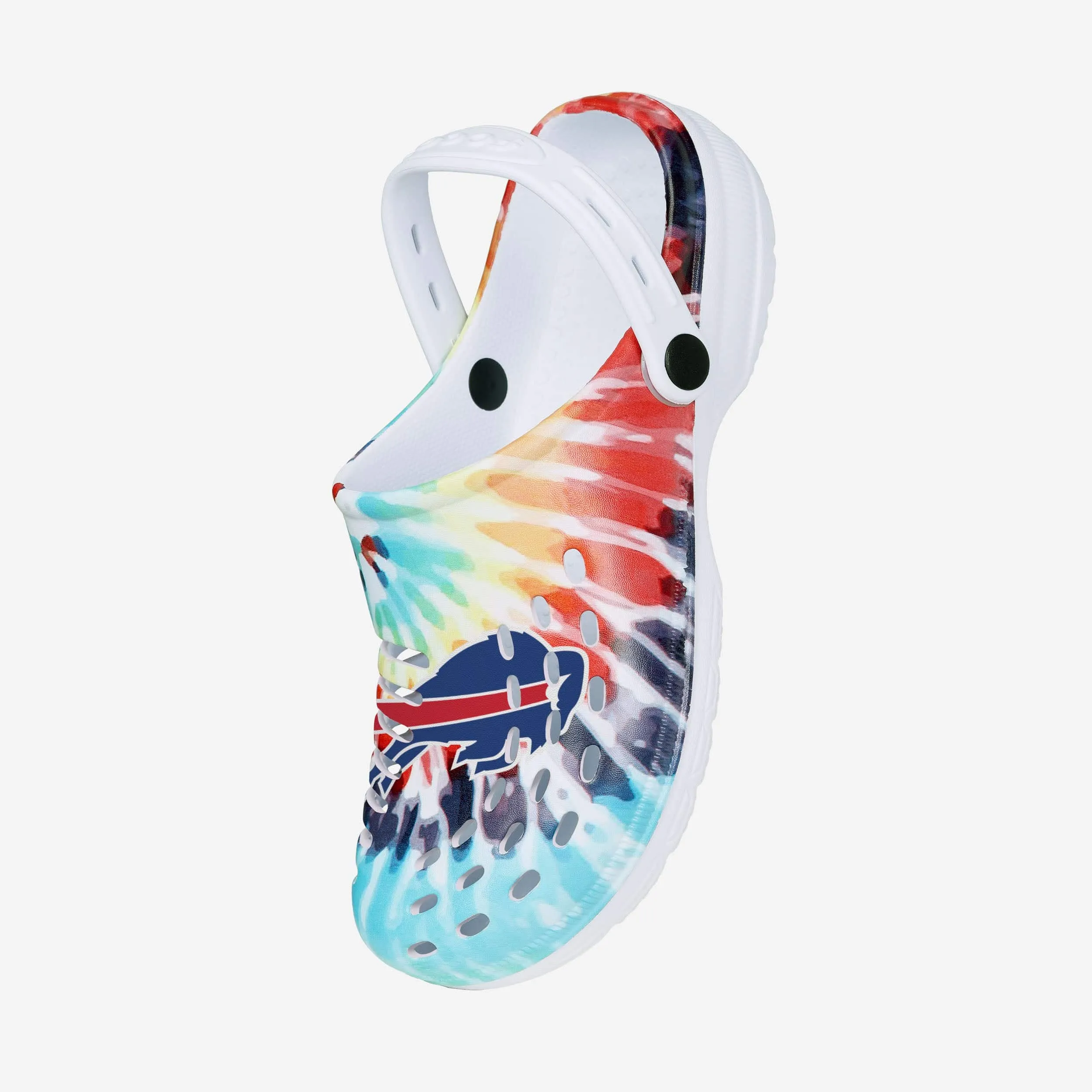Buffalo Bills Womens Tie-Dye Clog With Strap