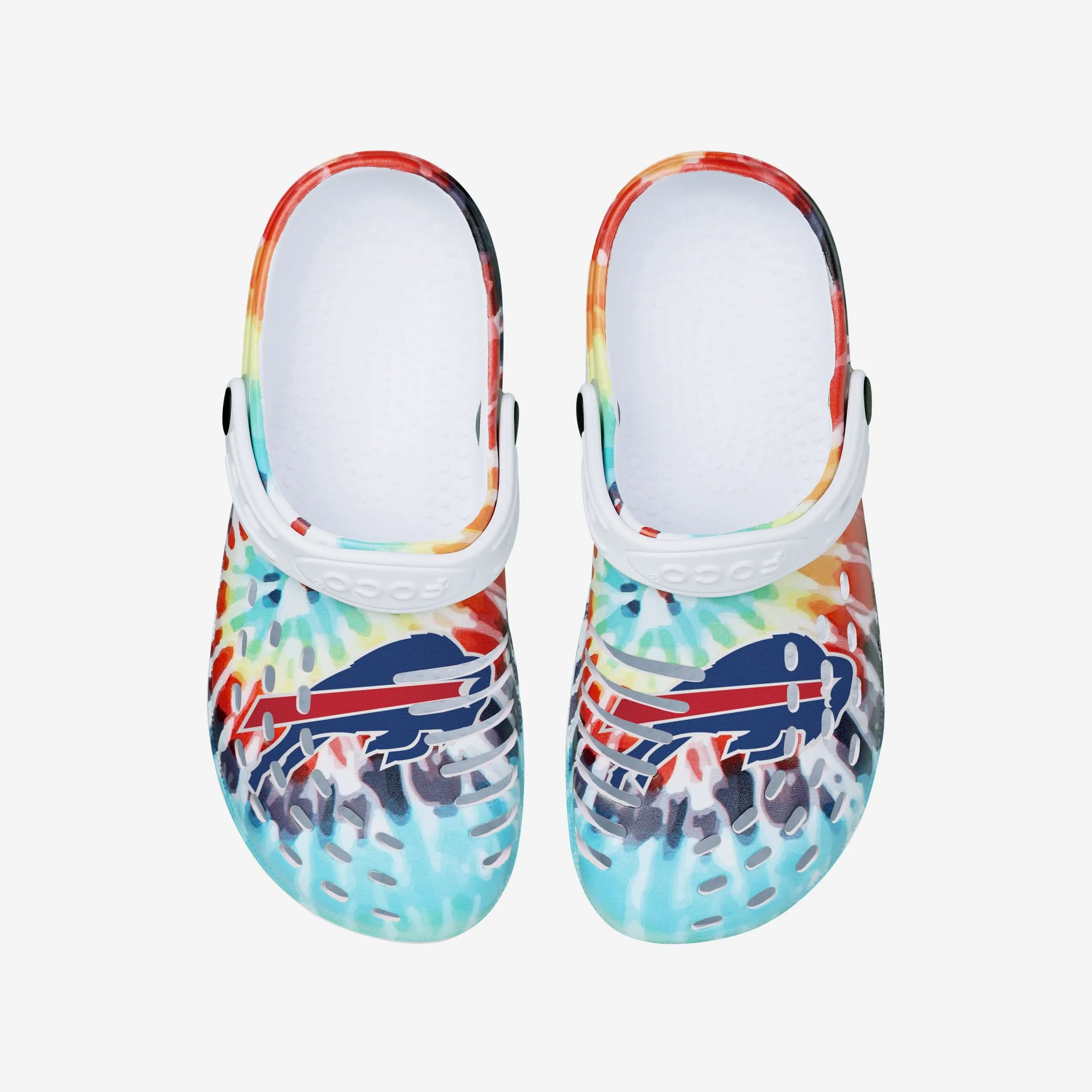Buffalo Bills Womens Tie-Dye Clog With Strap