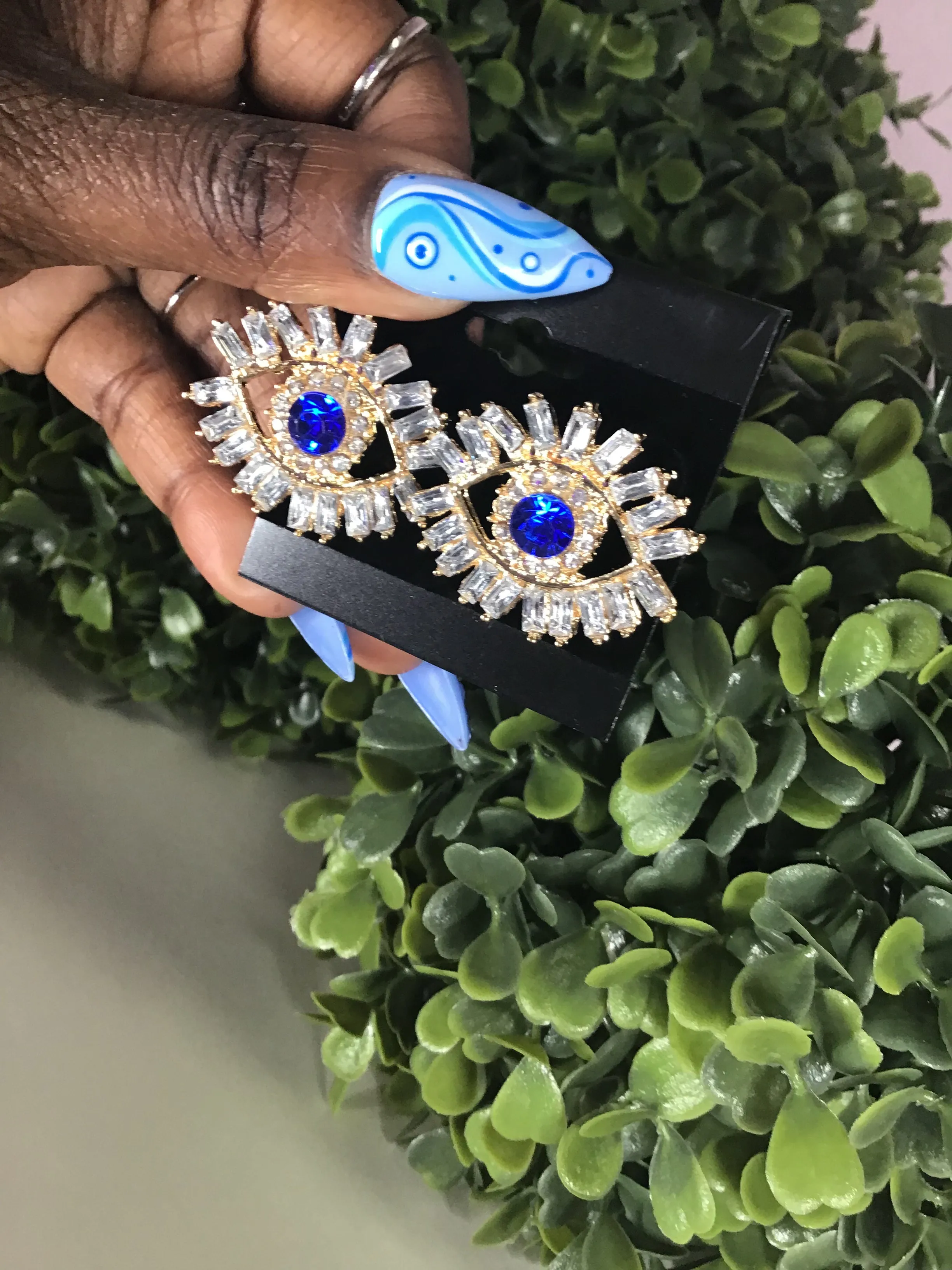 Can’t See Me Evil Eye Studs