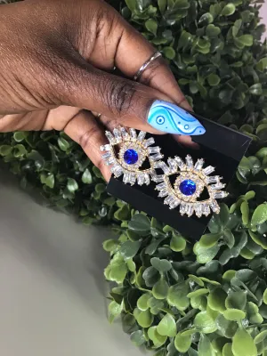 Can’t See Me Evil Eye Studs