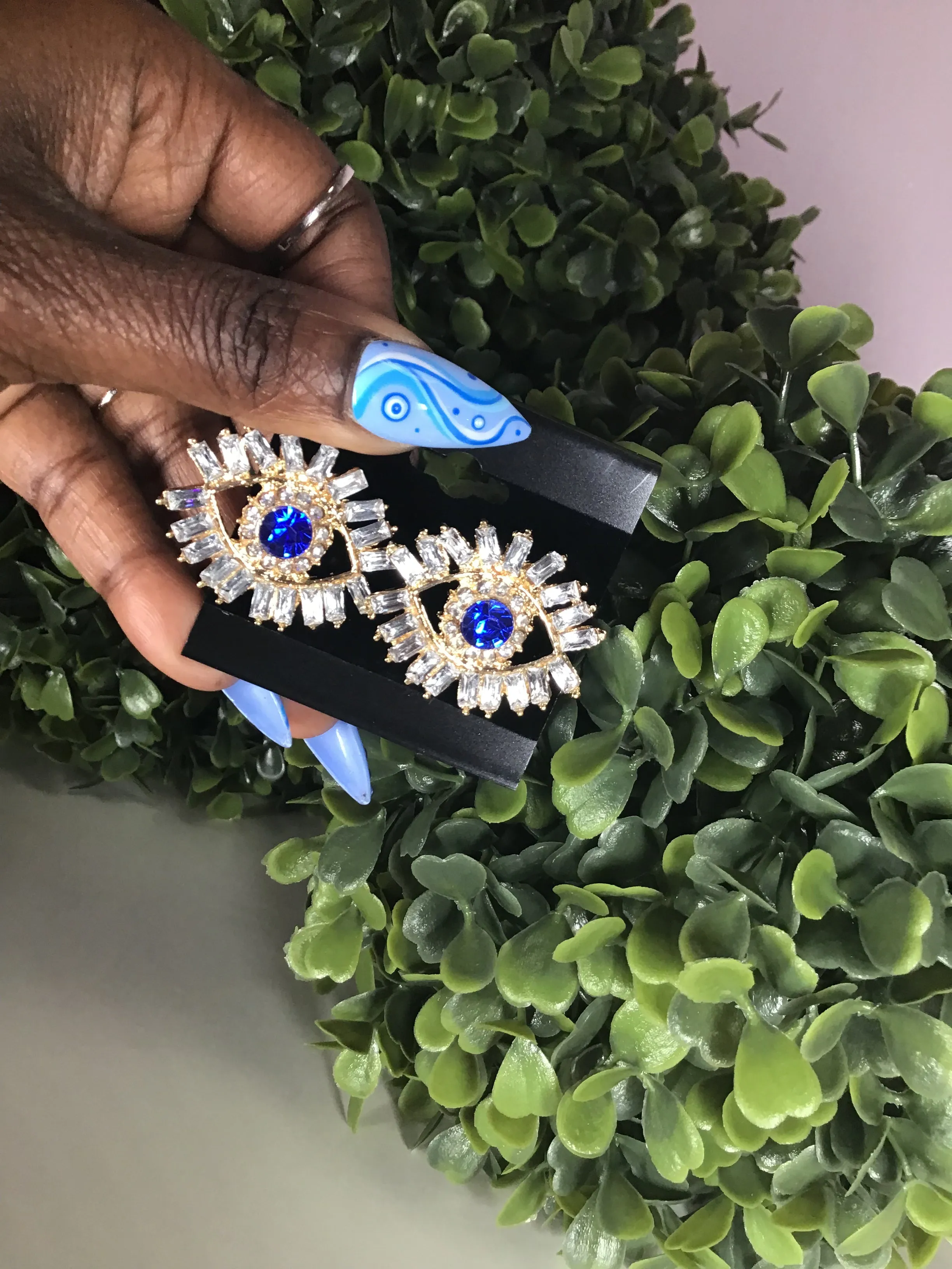 Can’t See Me Evil Eye Studs