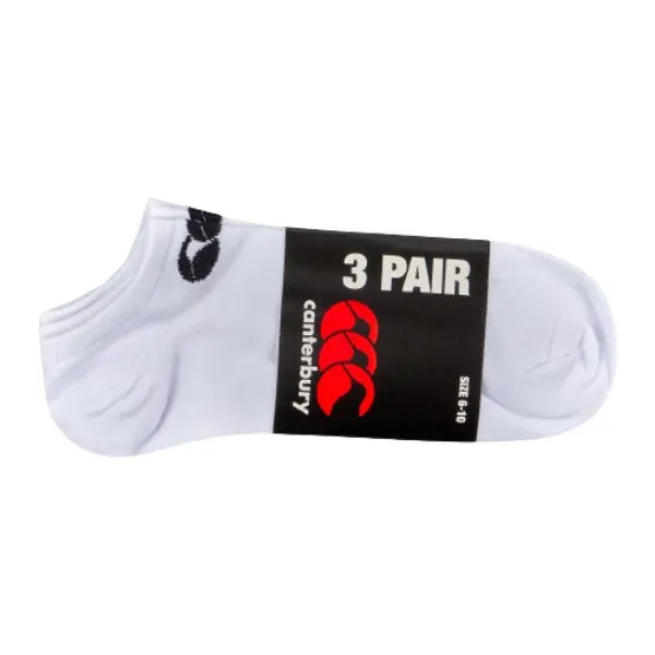 CANTERBURY - Unisex Trainer Liners 3 Pack