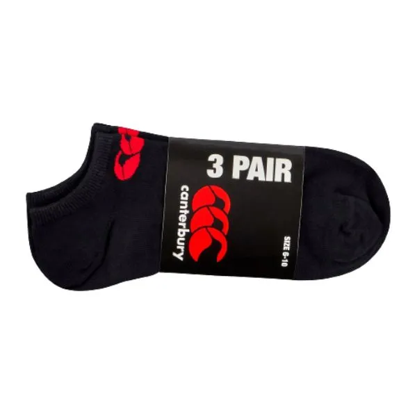 CANTERBURY - Unisex Trainer Liners 3 Pack