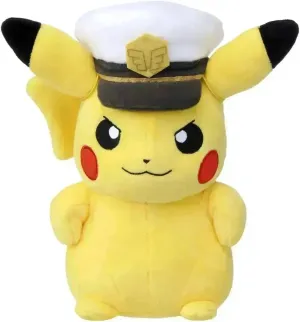 Captain Pikachu Pokemon Plushie