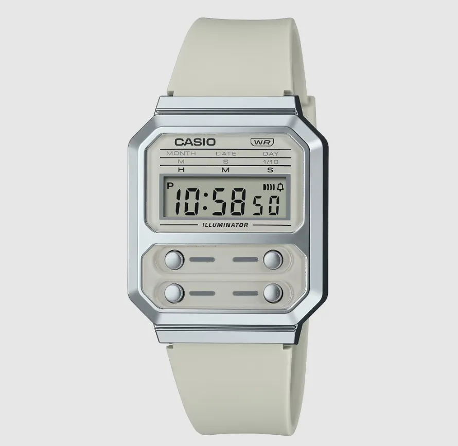 CASIO A100WEF-8A  Vintage Digital Square Watch