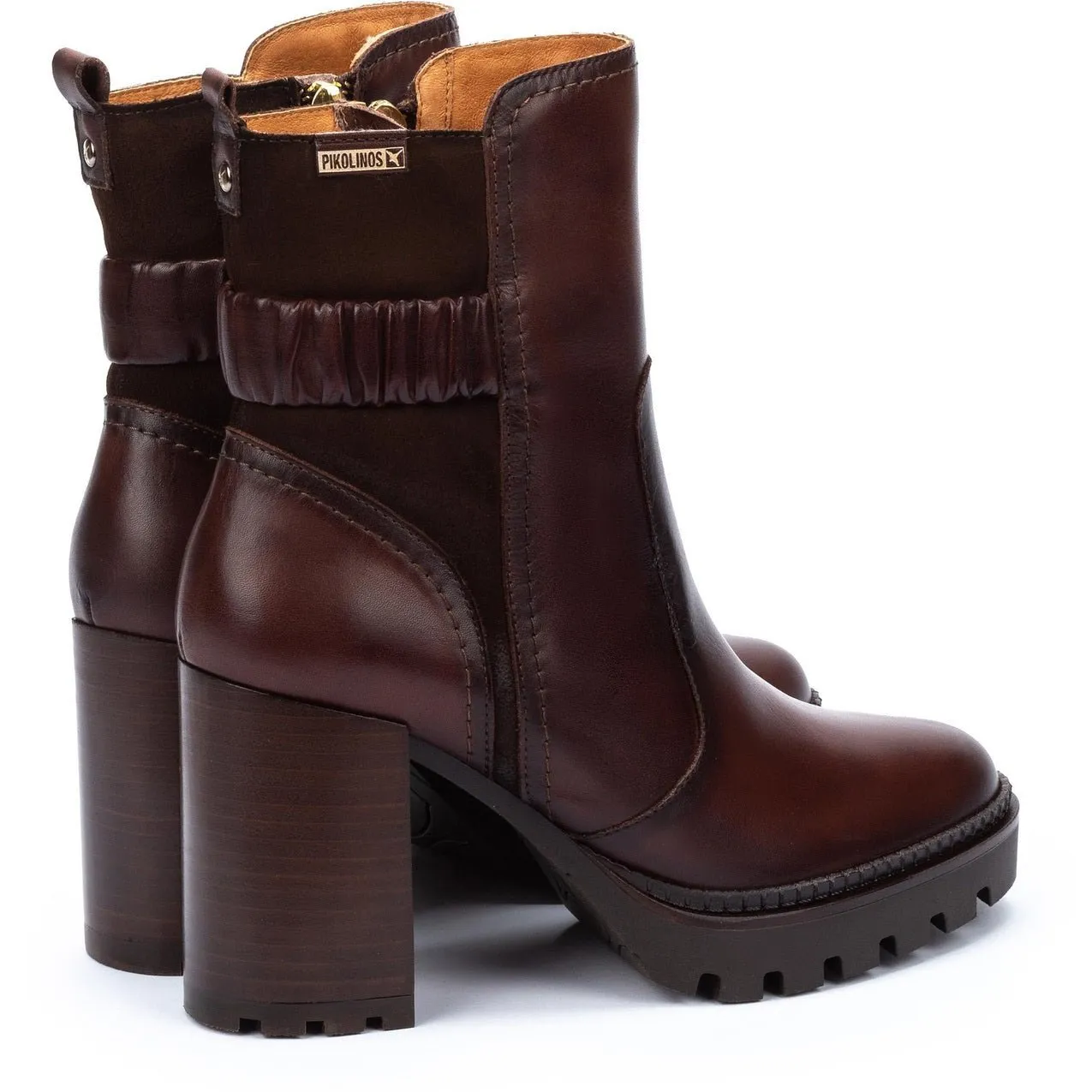 'Cervera' women's zipper boot - Dark brown