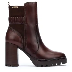 'Cervera' women's zipper boot - Dark brown