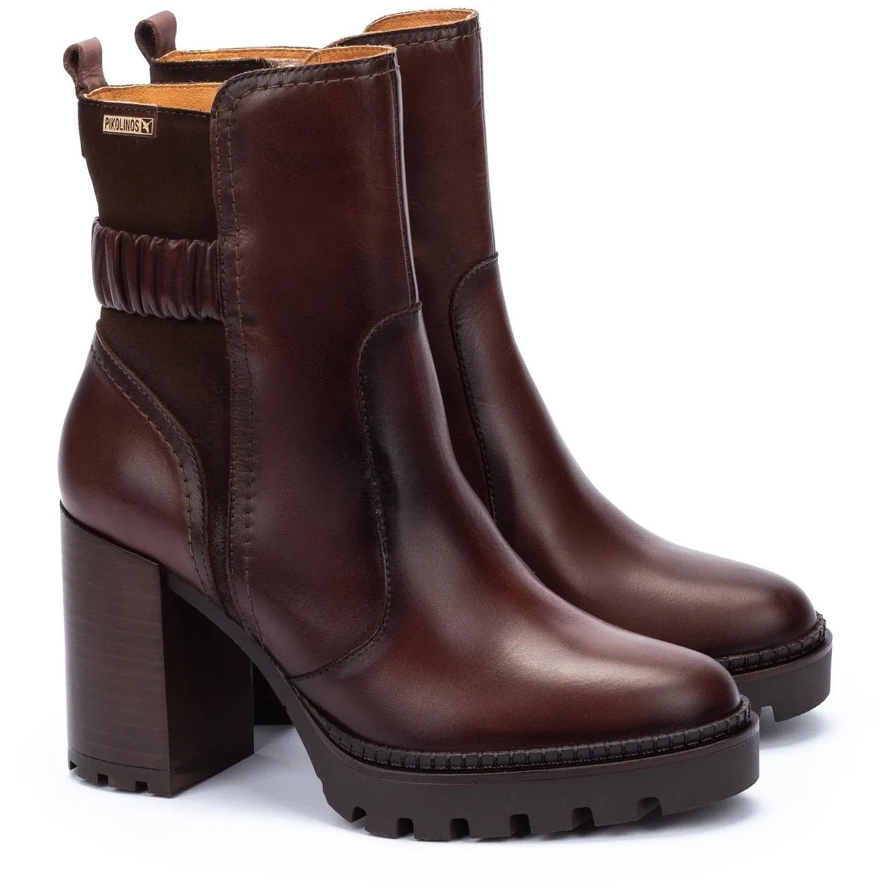 'Cervera' women's zipper boot - Dark brown