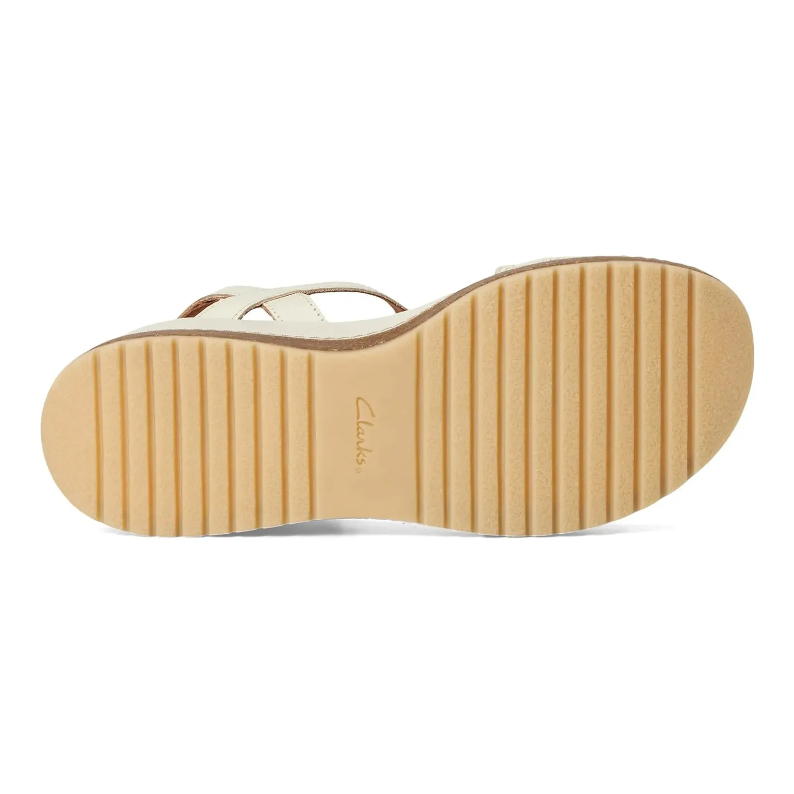 Clarks Kassanda Bar Leather Women's Wedge Sole Sandals