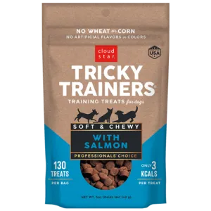 Cloud Star Tricky Trainer Soft & Chewy Salmon Dog Treats