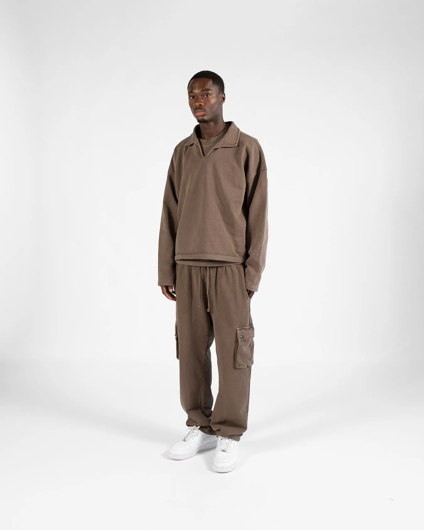 Collared Sweater - Vintage Brown