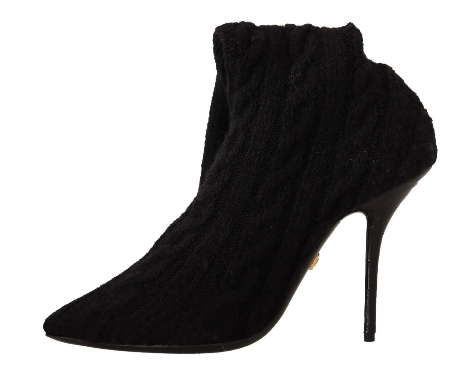 Dolce & Gabbana Black Elegant Stretch Sock Boots