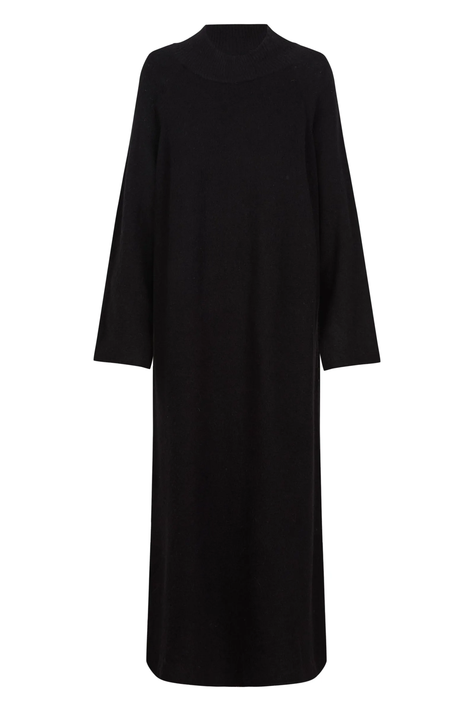 EB & IVE Paarl Tie Knit Dress Ebony