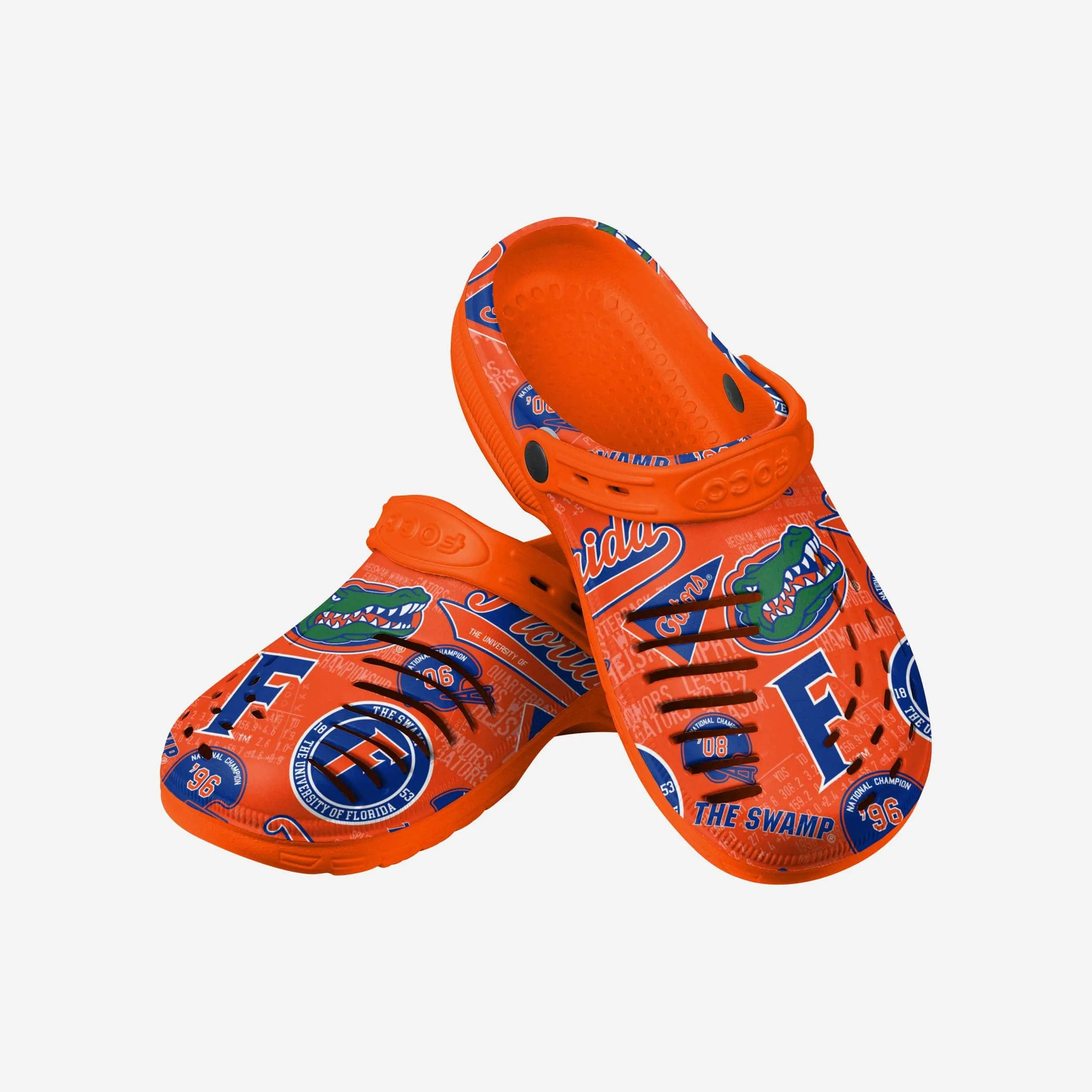 Florida Gators Historic Print Clog With Strap