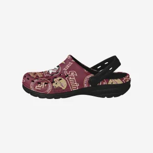 Florida State Seminoles Historic Print Clog With Strap