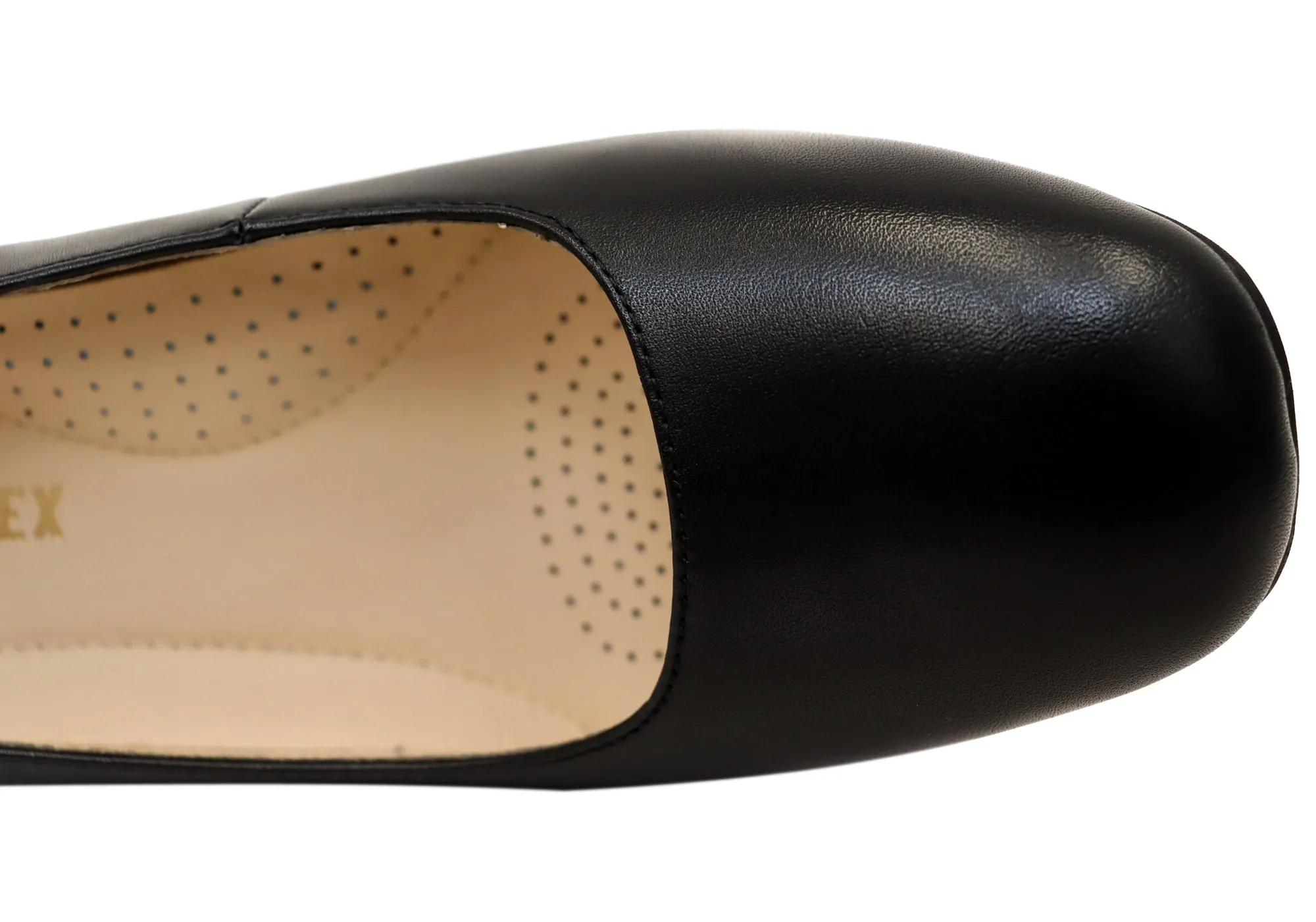 Florsheim Womens Comfortable Leather Loretta Square Toe Block Heels