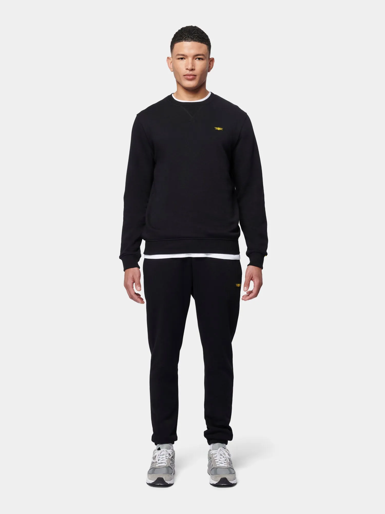 Flyers Mens Crew Neck Sweatshirt Black