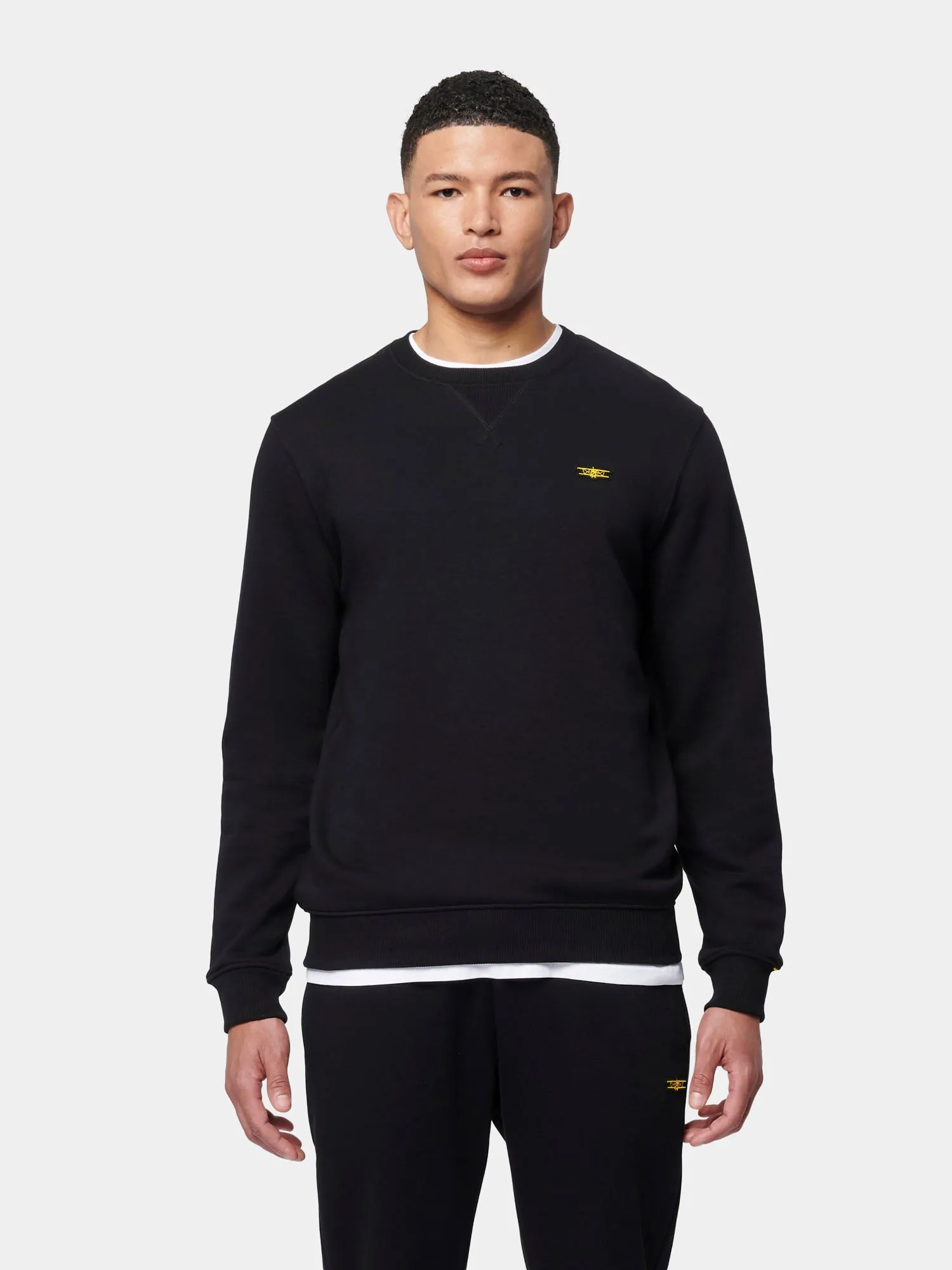 Flyers Mens Crew Neck Sweatshirt Black