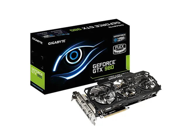 Gigabyte Gv N980 Oc 4 Gd Tarjeta De Video Geforce Gtx 980, Pci E 3.0, Gddr5 4 Gb