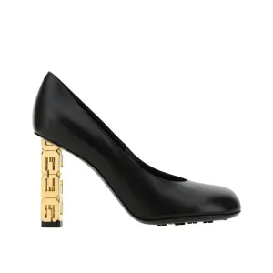 GIVENCHY Logo Heel Leather Pumps - 3.5-Inch Heels