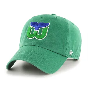 HARTFORD WHALERS YOUTH VINTAGE 47 CLEAN UP